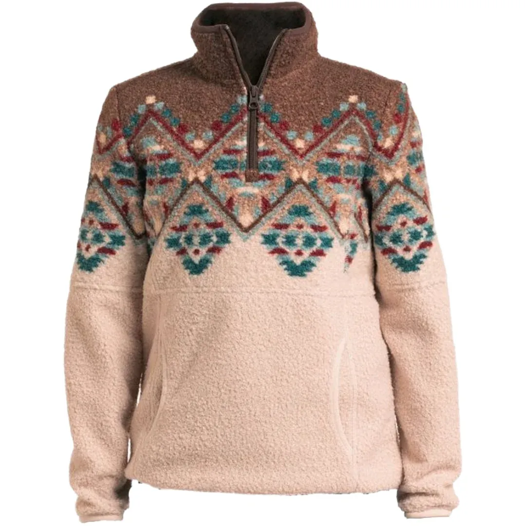 Rock &amp; Roll Girls's Long Sleeve Aztec Pullover