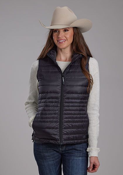 Roper Women's Rangegear Down Vest- Black
