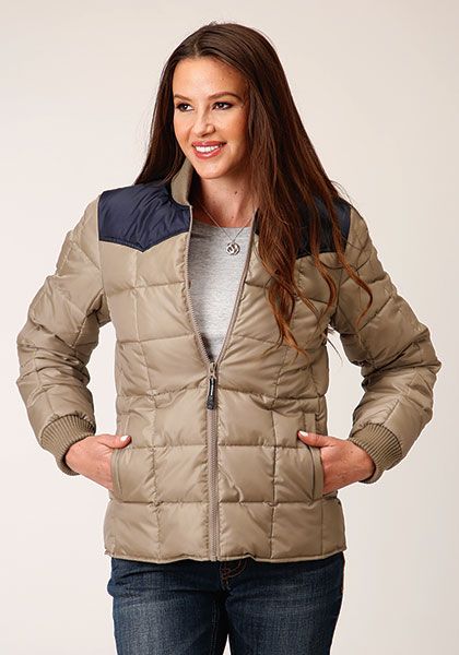 Roper Women's Long Sleeve Jacket-Brown