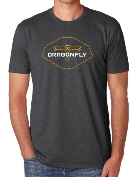 Dragonfly Unisex Tee — Gray, Size: 2XL