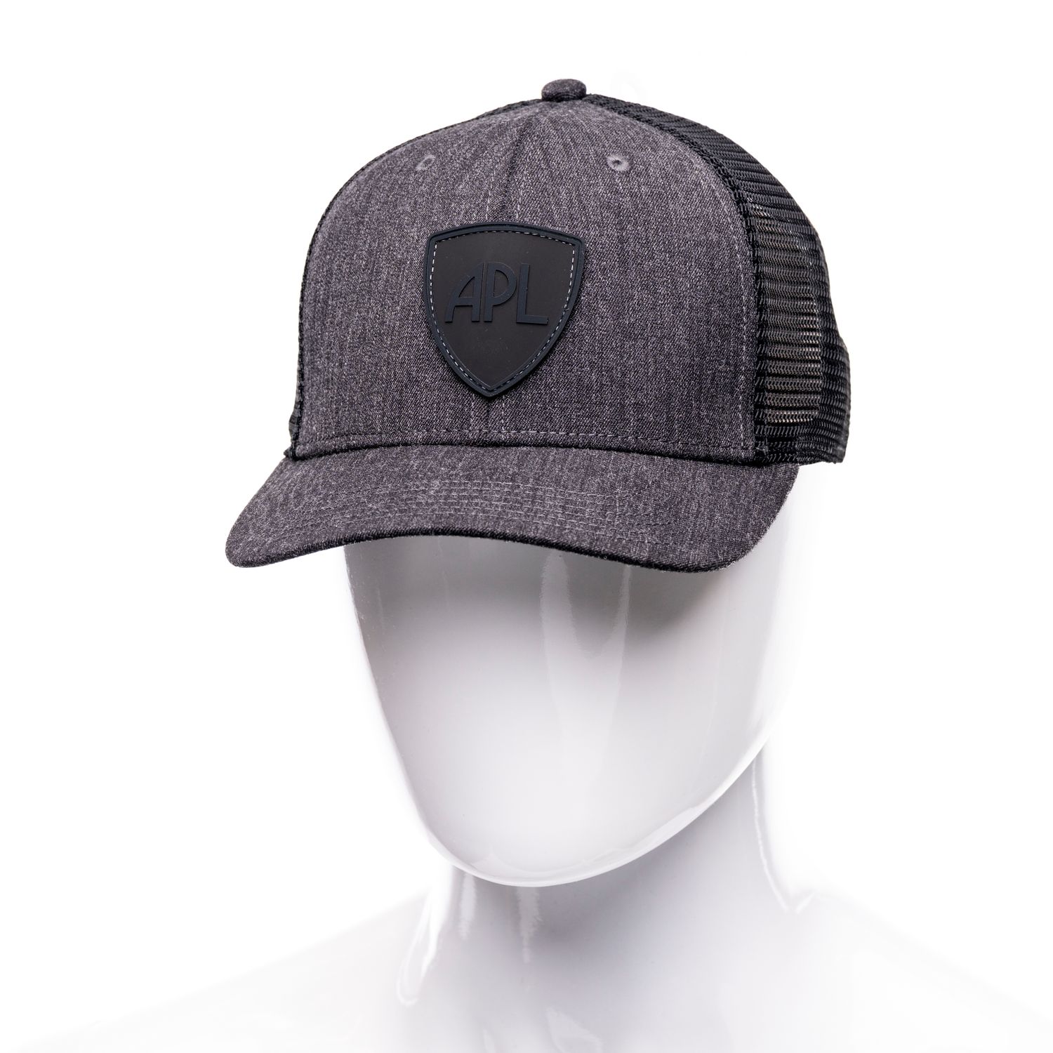 Cap Black Trucker Melange