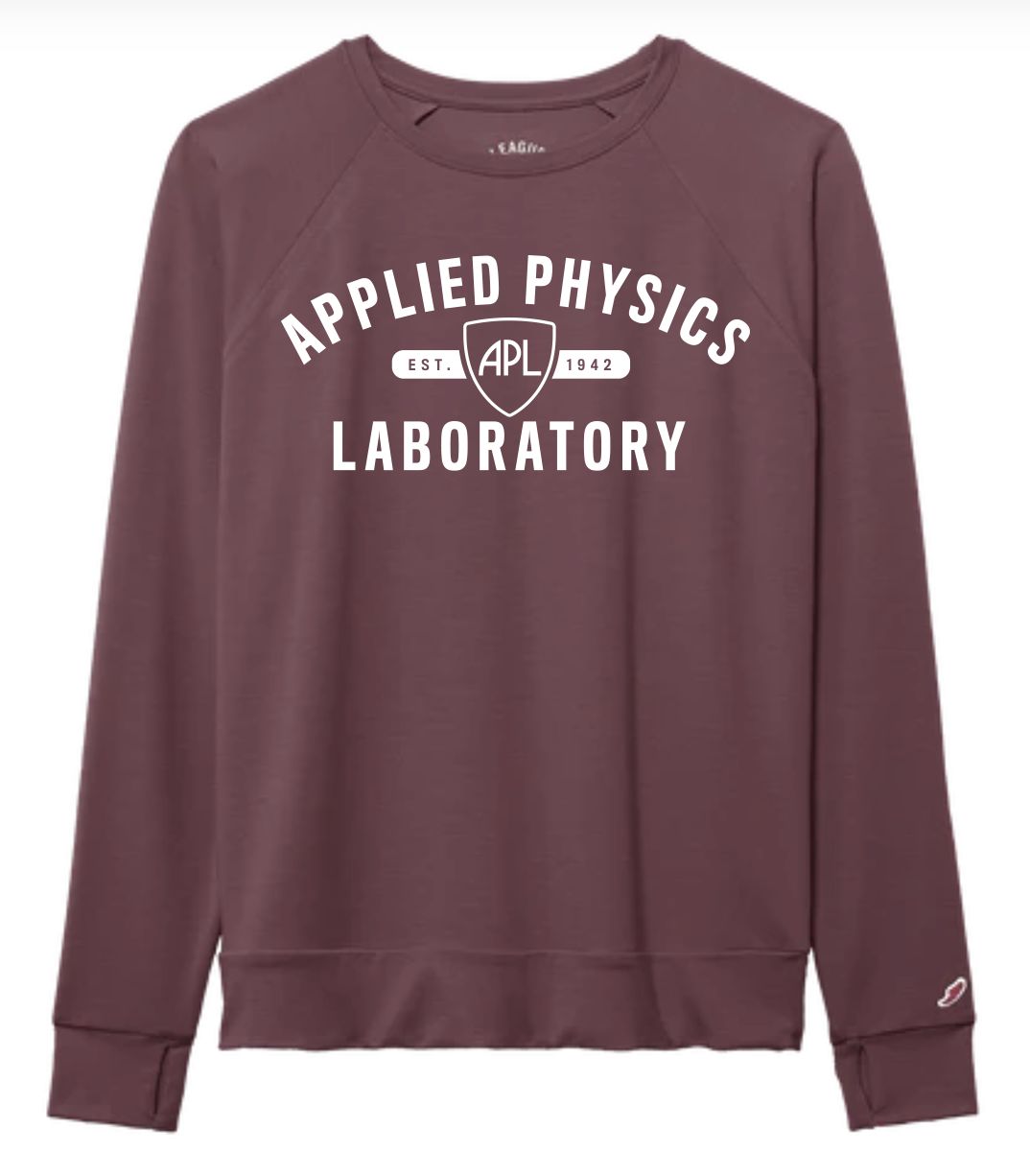 All-Day Women's Long-Sleeve Crew — Rose