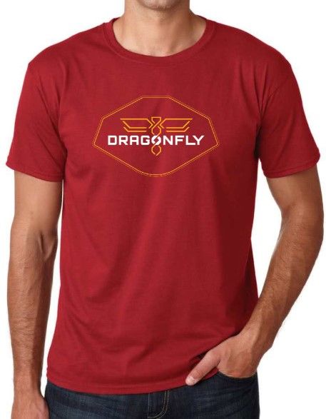 Dragonfly Unisex Tee — Red