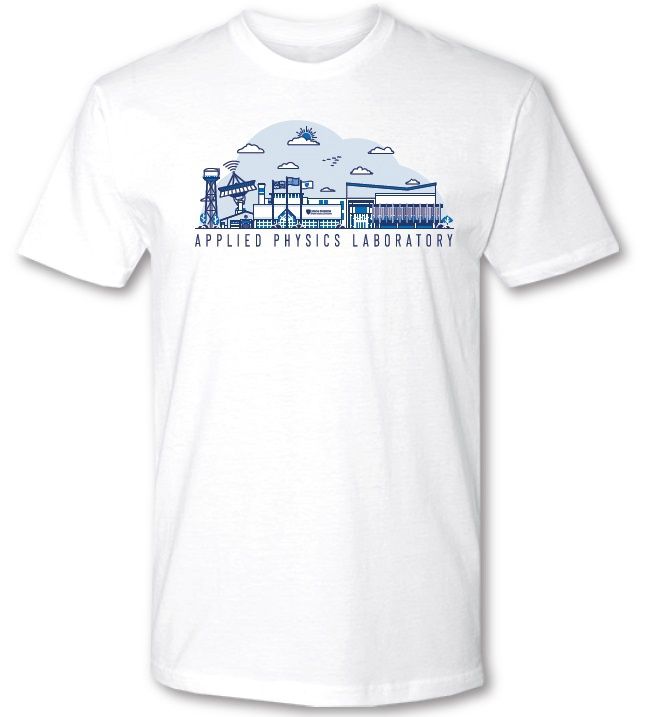 Campus Line Drawing Tee, Color: White, Size: XS