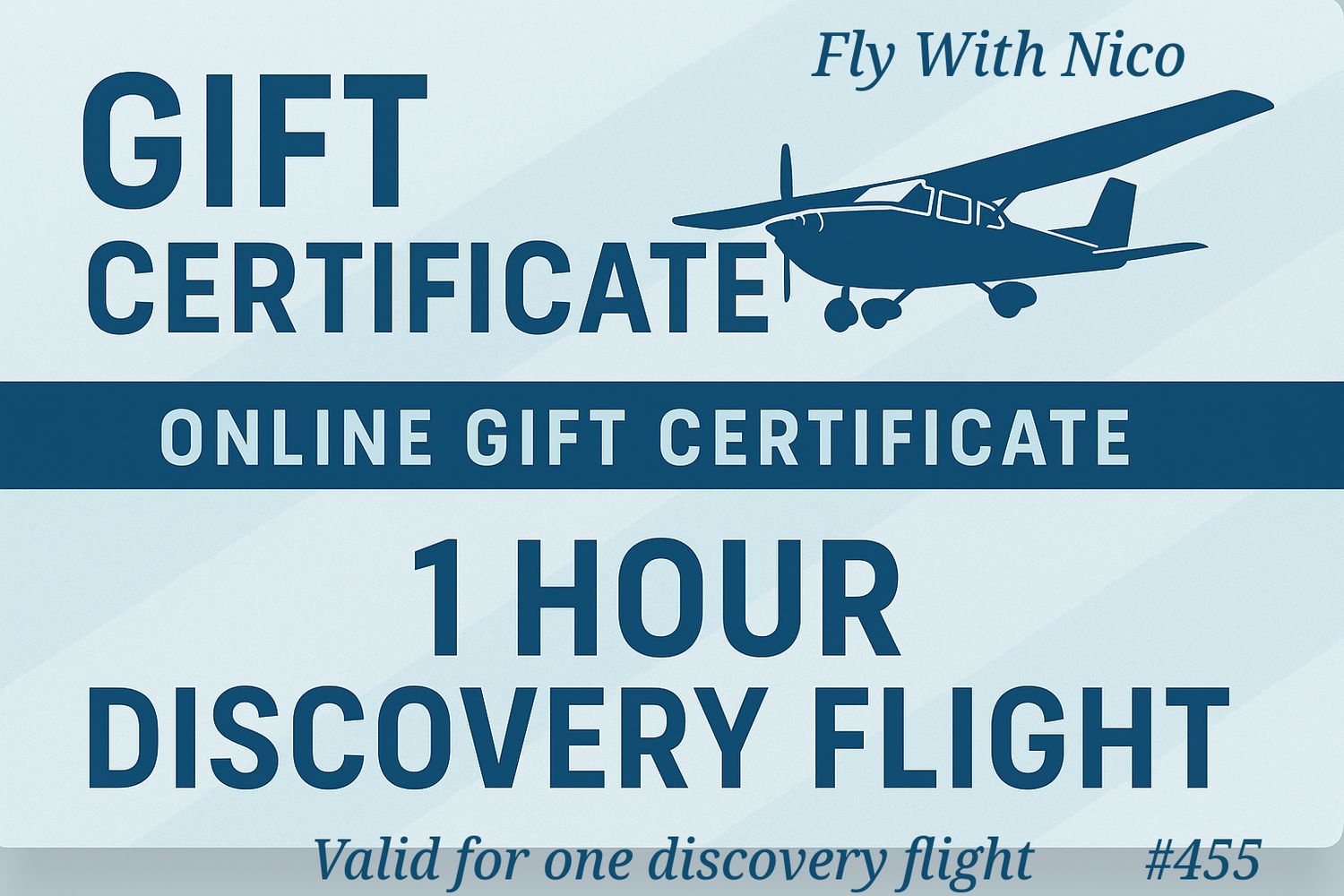 1 Hour Discovery Flight 1 Hour Discovery Flight
