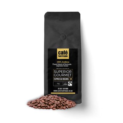 Cafefairtrade Superior Gourmet Espresso Beans 1Kg - Free Delivery on this product