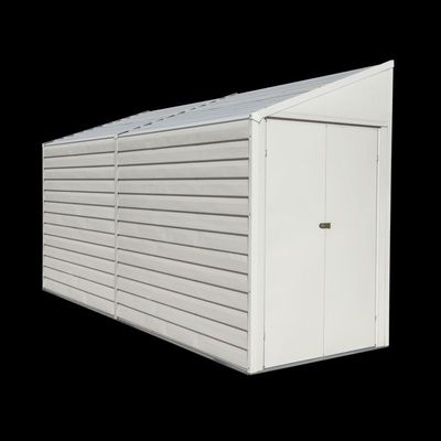 Arrow Yardsaver 4x10 Steel Shed Kit - Eggshell (YS410-A) Arrow Yardsaver 4x10 Steel Shed Kit - Eggshell (YS410-A)