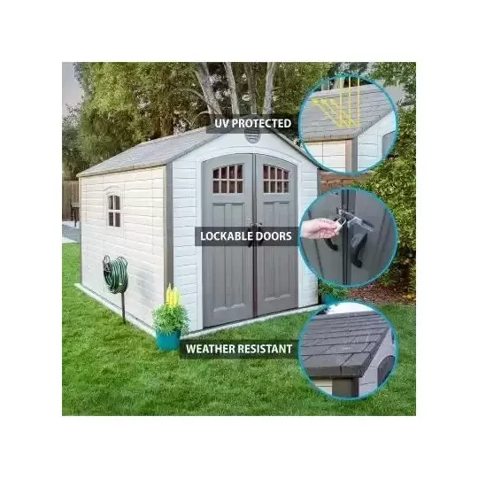 Lifetime 8x10 Plastic Shed Kit w/ Corner Trims (60117)