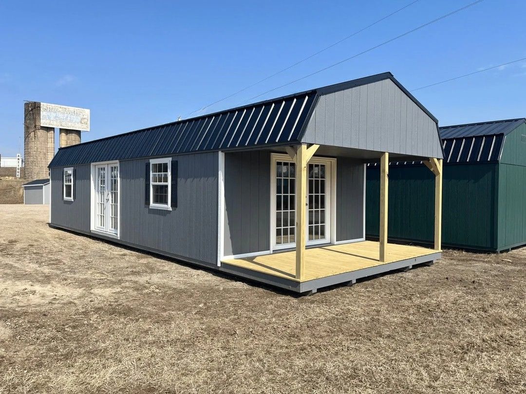 14x40 Deluxe High Barn Cabin Design #3