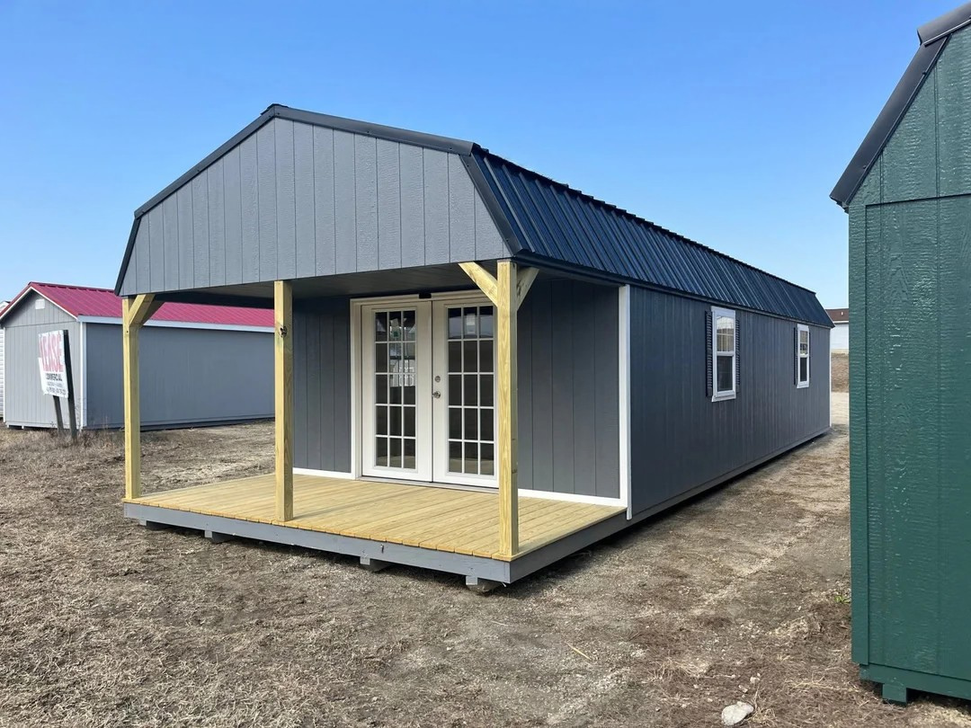 14x40 Deluxe High Barn Cabin Design #3