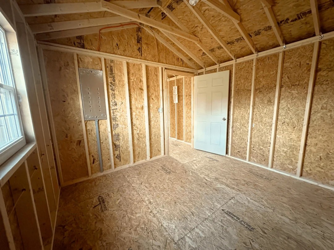 12x24 Deluxe A-Frame with Rooms and Electrical Design #81