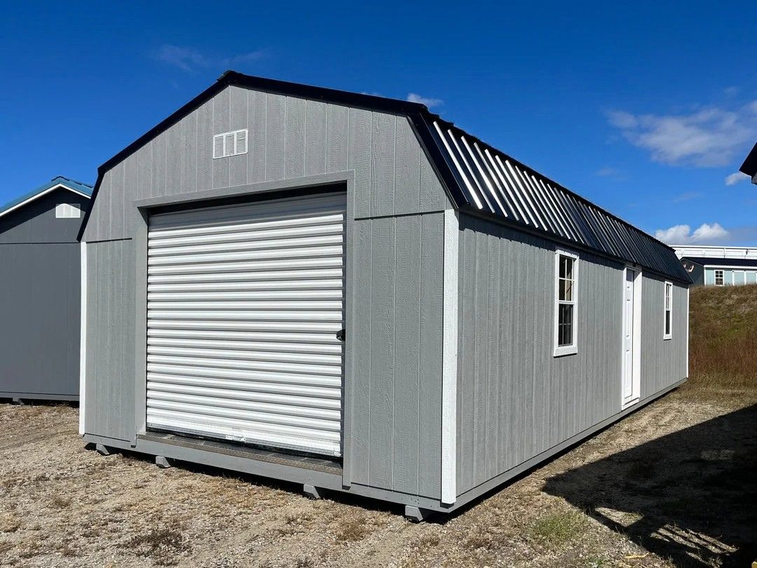 14x40 Heavy Duty Deluxe High Barn Garage Design #98