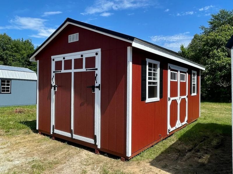 12x20 Heavy Duty Deluxe A-Frame with Rampage Door Design #94 12x20 Heavy Duty Deluxe A-Frame with Rampage Door Design #94
