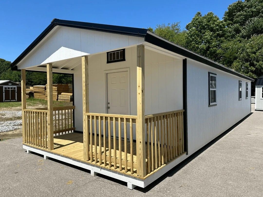 14x48 Deluxe A-Frame Cabin Design #80