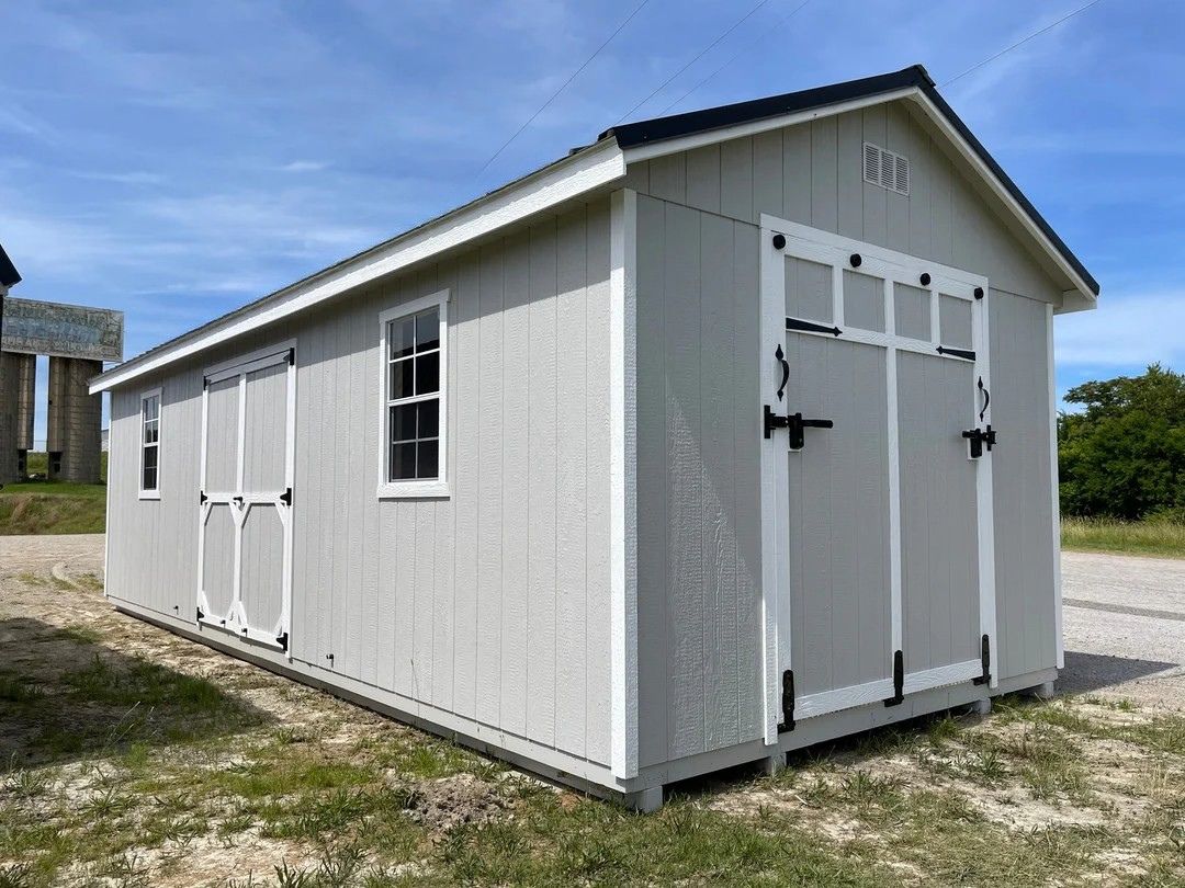 12x28 Heavy Duty Deluxe A-Frame with Rampage Door Design #111