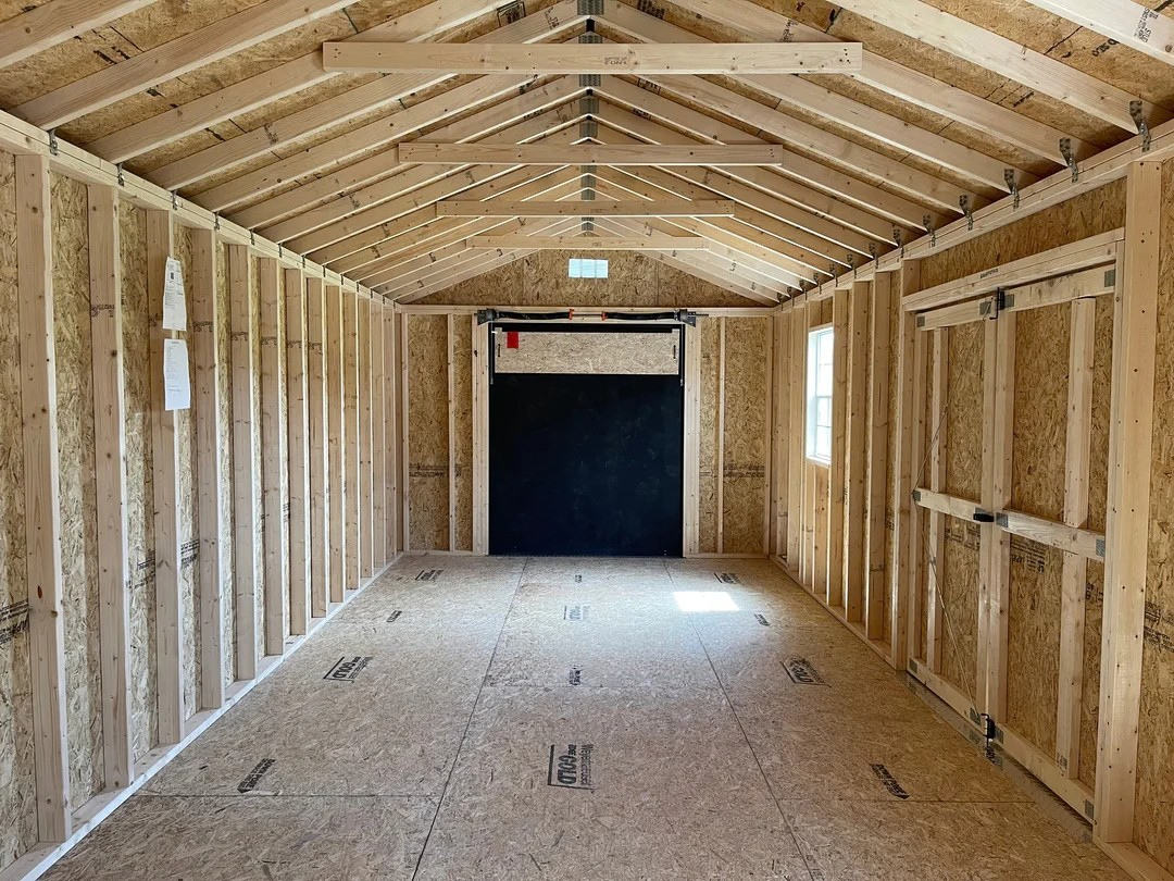 12x28 Heavy Duty Deluxe A-Frame with Rampage Door Design #111