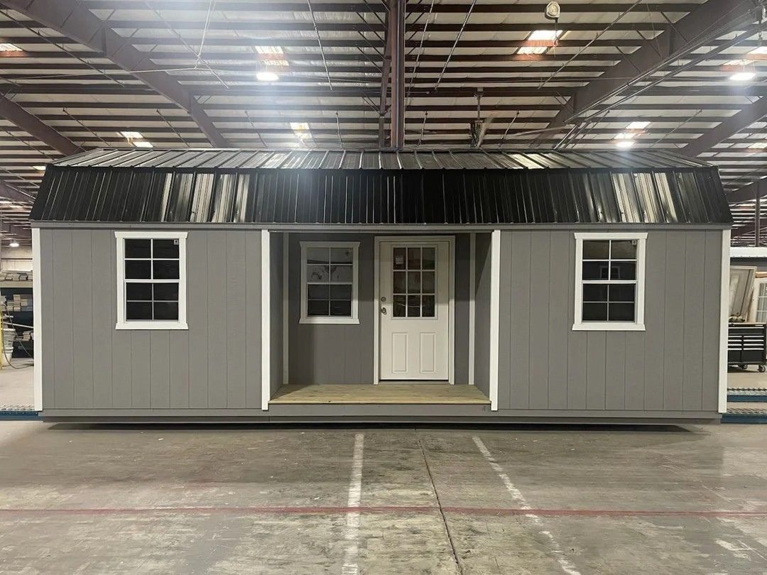 12x24 Deluxe High Barn Cabin Design #239