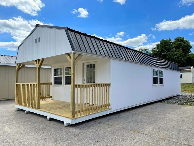 14x40 Deluxe High Barn Cabin Design #153