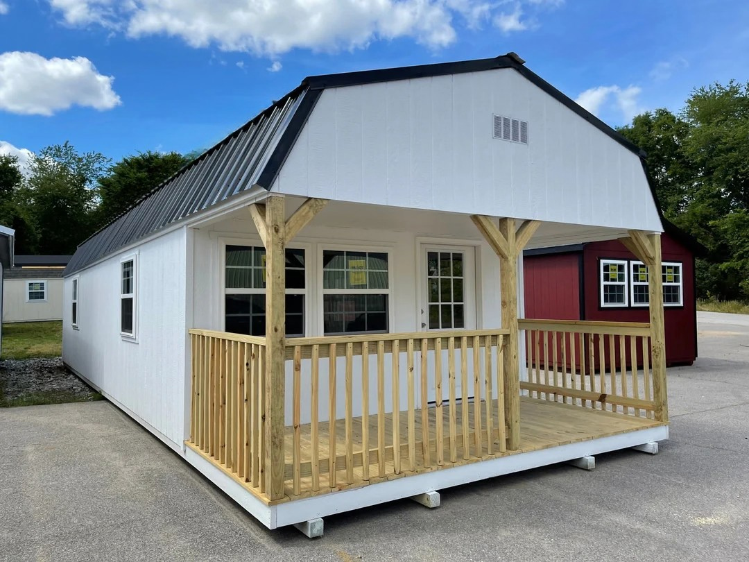 14x40 Deluxe High Barn Cabin Design #153