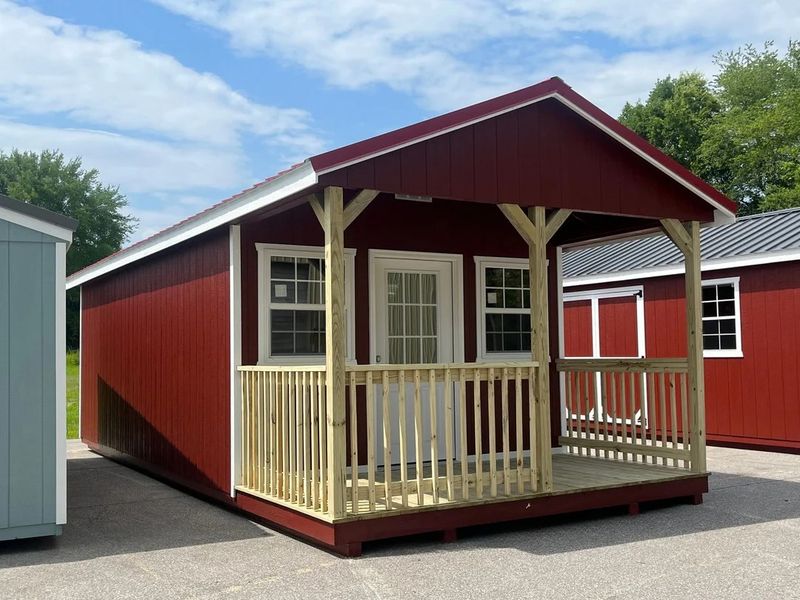 12x28 Deluxe A-Frame Cabin Design #219