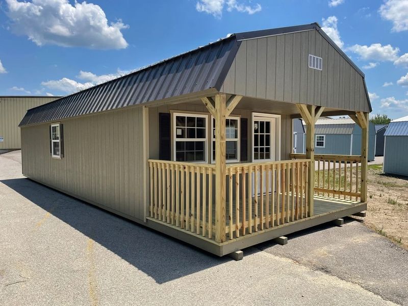 14x40 Deluxe High Barn Cabin Design #103