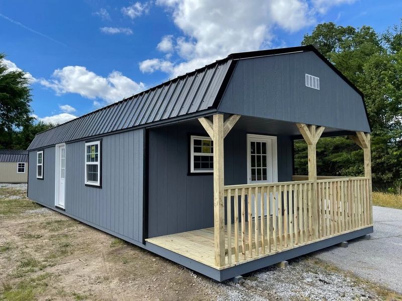 14x40 Deluxe High Barn Cabin Design #101