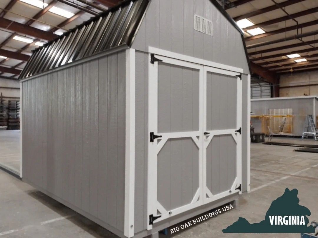 8x12 Deluxe High Barn with Electrical #VA8 8x12 Deluxe High Barn with Electrical #VA8