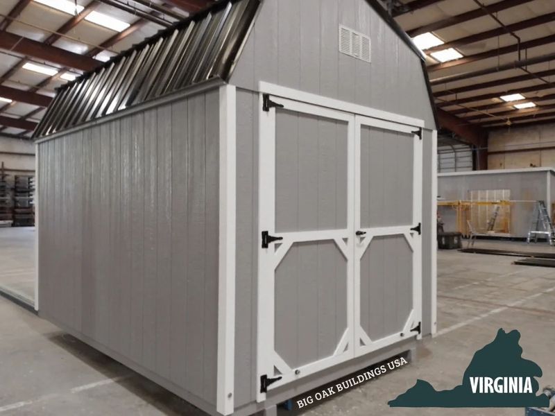 8x12 Deluxe High Barn with Electrical #VA8