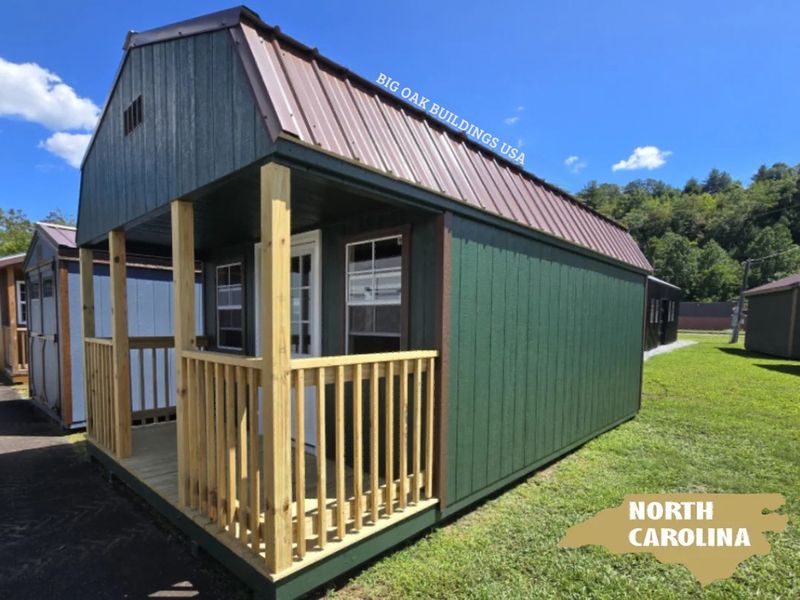 12x20 Deluxe High Barn Cabin #NC3