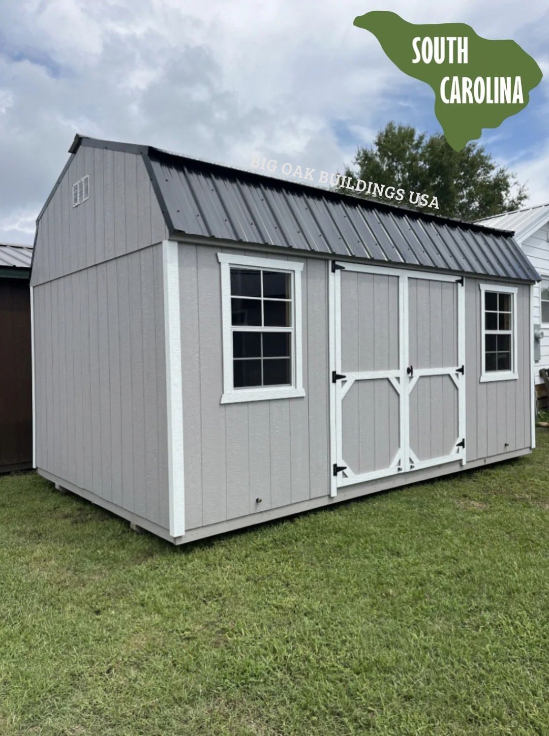 10x16 Deluxe High Barn #SC1 10x16 Deluxe High Barn #SC1
