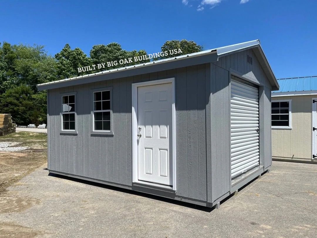 14x16 Heavy Duty Deluxe A-Frame Garage Design #24