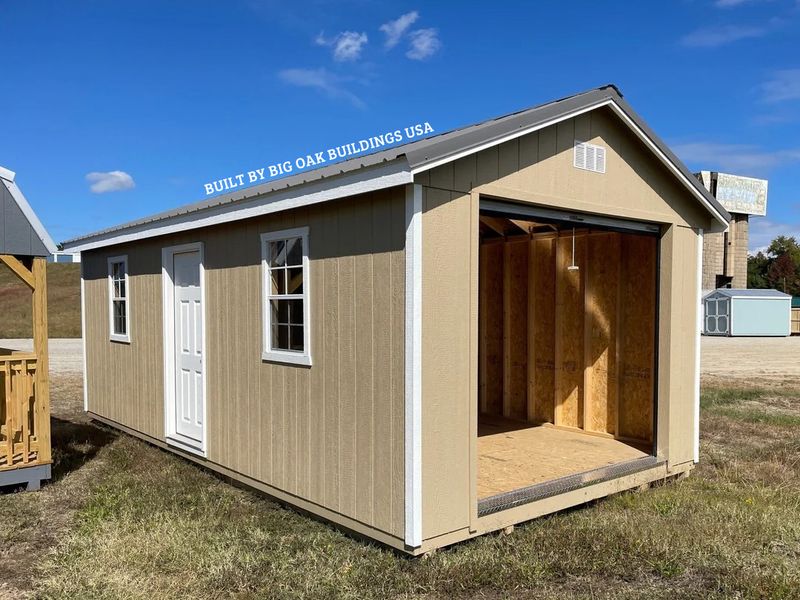 12x24 Heavy Duty Deluxe A-Frame Garage Design #137