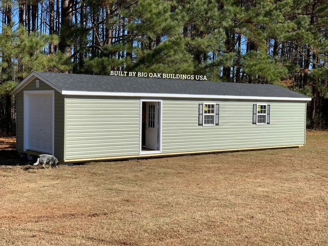 14x44 Heavy Duty Deluxe Vinyl A-Frame Garage Design #141