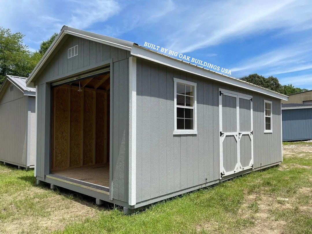 12x24 Heavy Duty Deluxe A-Frame Garage Design #197