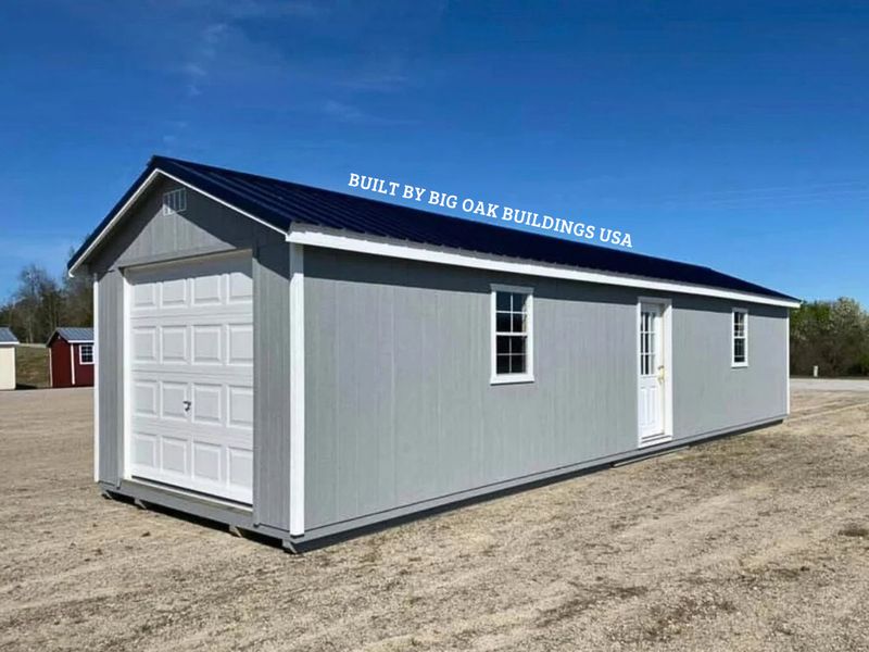 12x40 Heavy Duty Deluxe A-Frame Garage Design #268