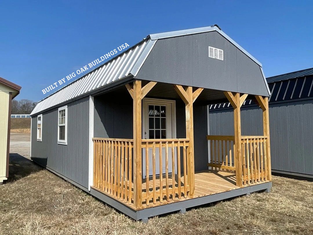 12x32 Deluxe High Barn Cabin Design #151