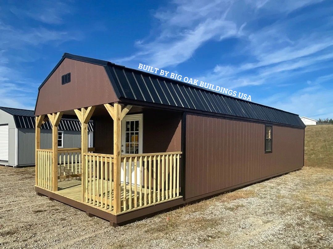 12x40 Deluxe High Barn Cabin Design #255