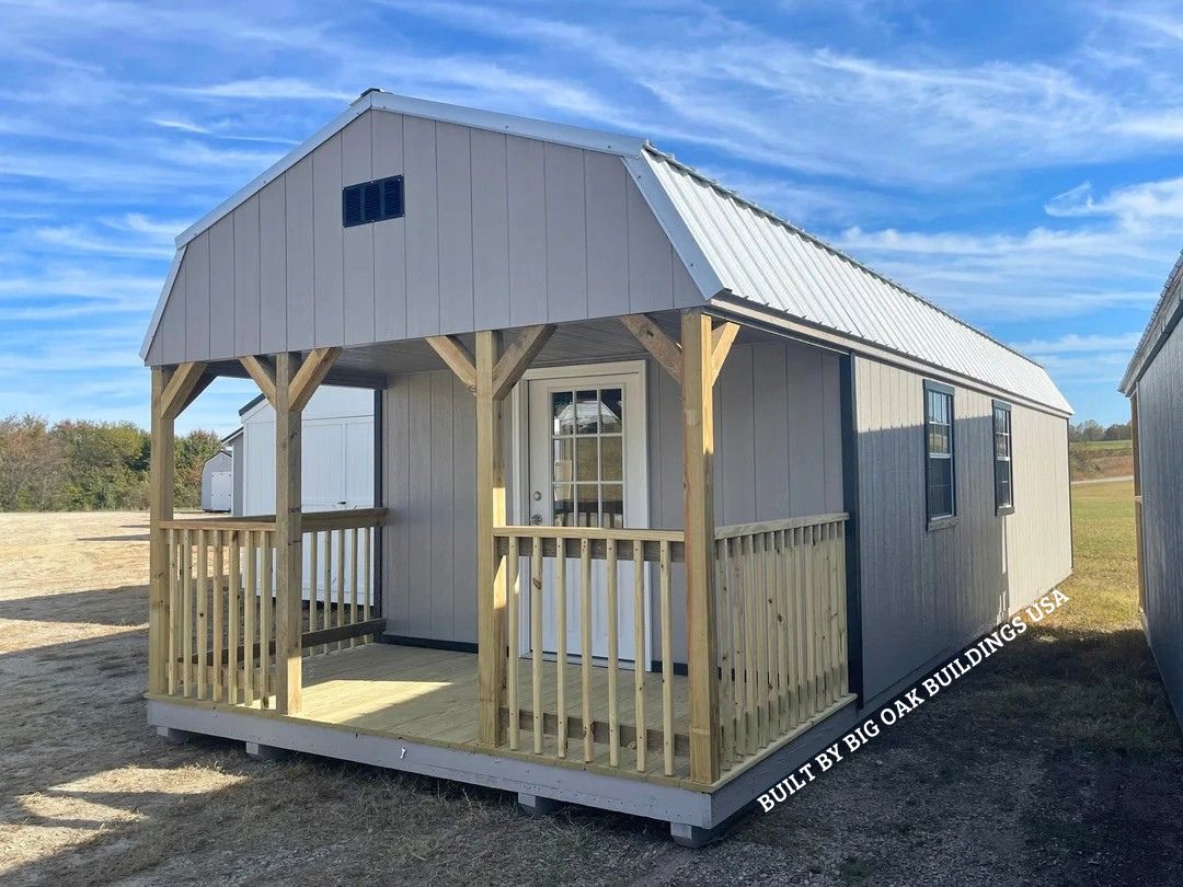 12x36 Deluxe High Barn Cabin Design #253