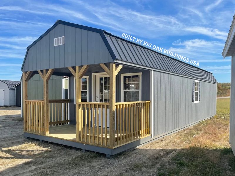 12x36 Deluxe High Barn Cabin Design #257