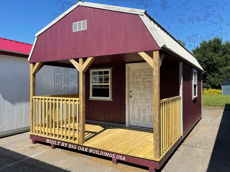 12x20 Deluxe High Barn Cabin Design #261
