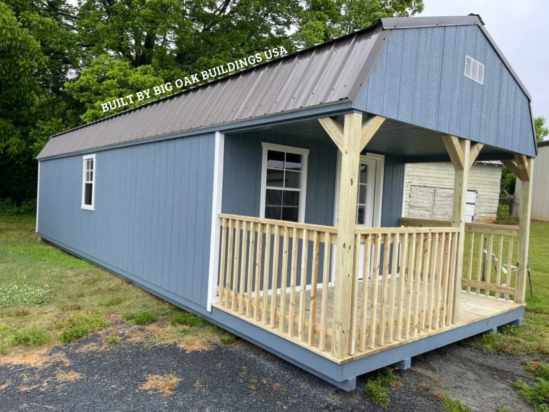 12x36 Deluxe High Barn Cabin Design #48