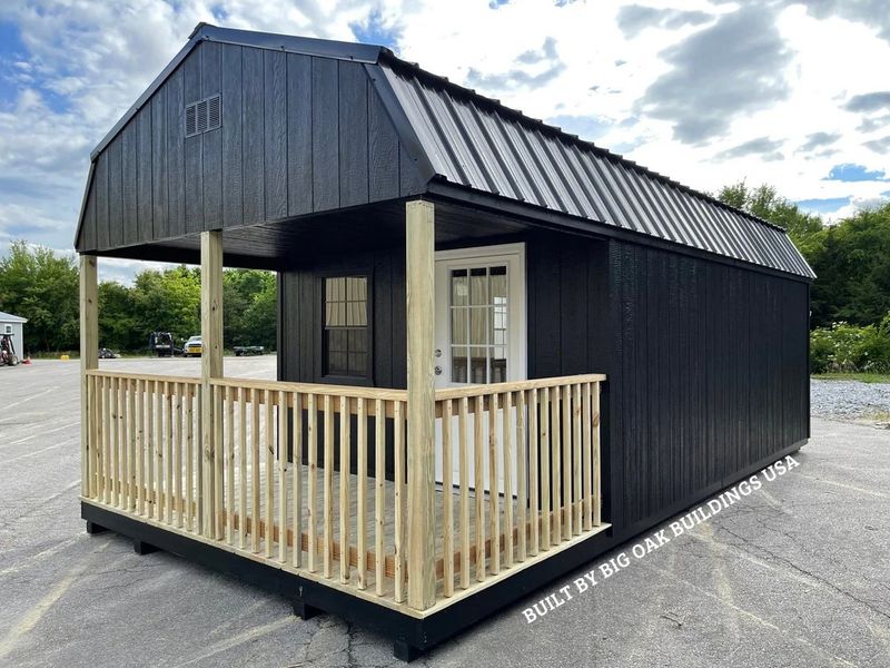 12x24 Deluxe High Barn Cabin Design #286