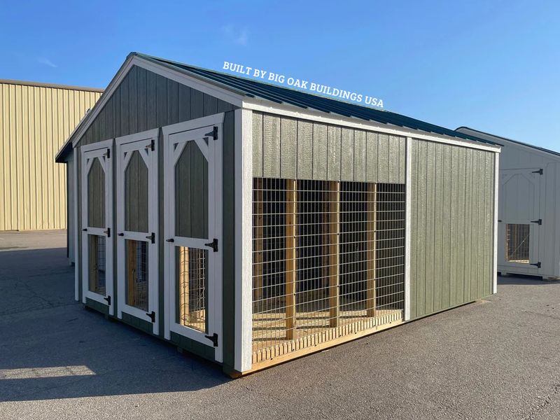 12x16 Dog Kennel Design #225