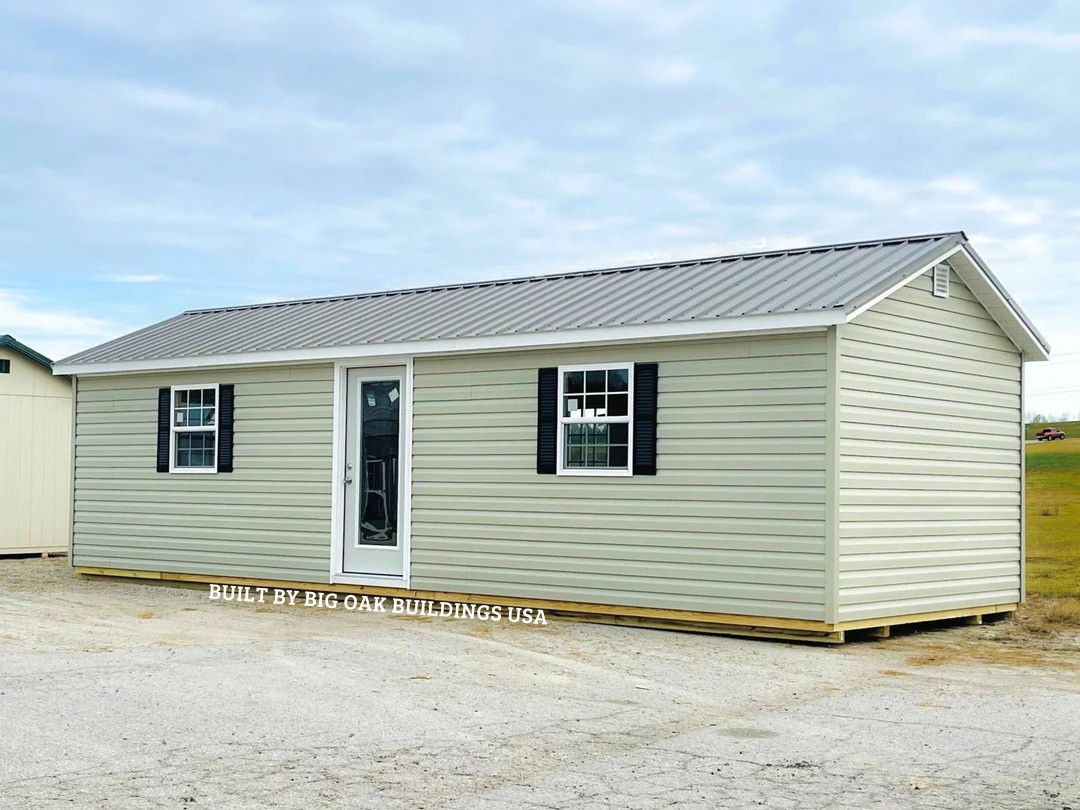 12x32 Deluxe Vinyl Building Design #64