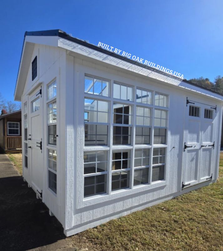 10x16 Greenhouse Combo Design #287