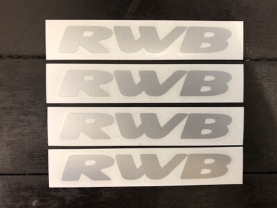 RWB Sticker 110mm×17mm ( Set of 4 Sheet )