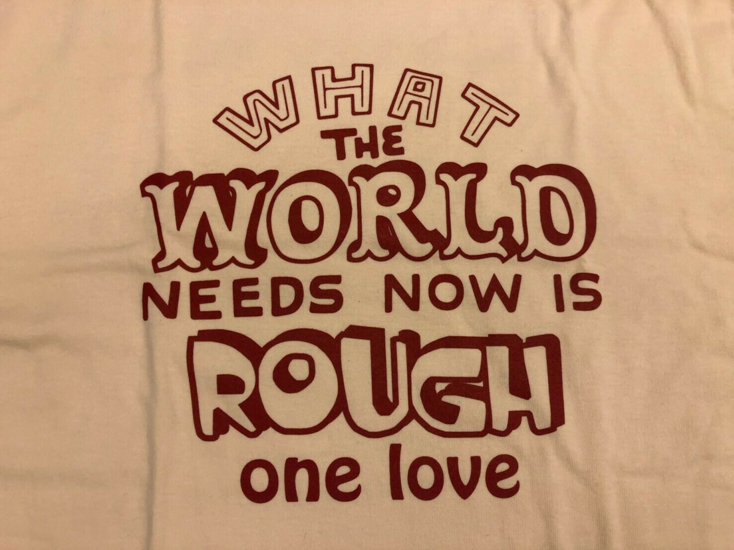 RWB Tee Cream-Red