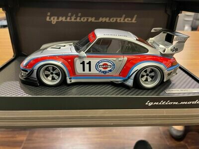 ignition model 1/18 RWB 993 Silver/Red