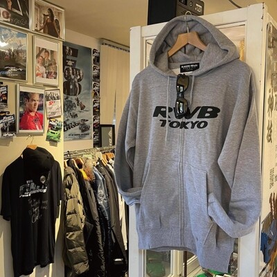 RWB Tokyo RWB Black logo Zip Up Hoodie