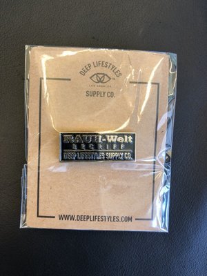 DEEP×RWB BLOCK PIN